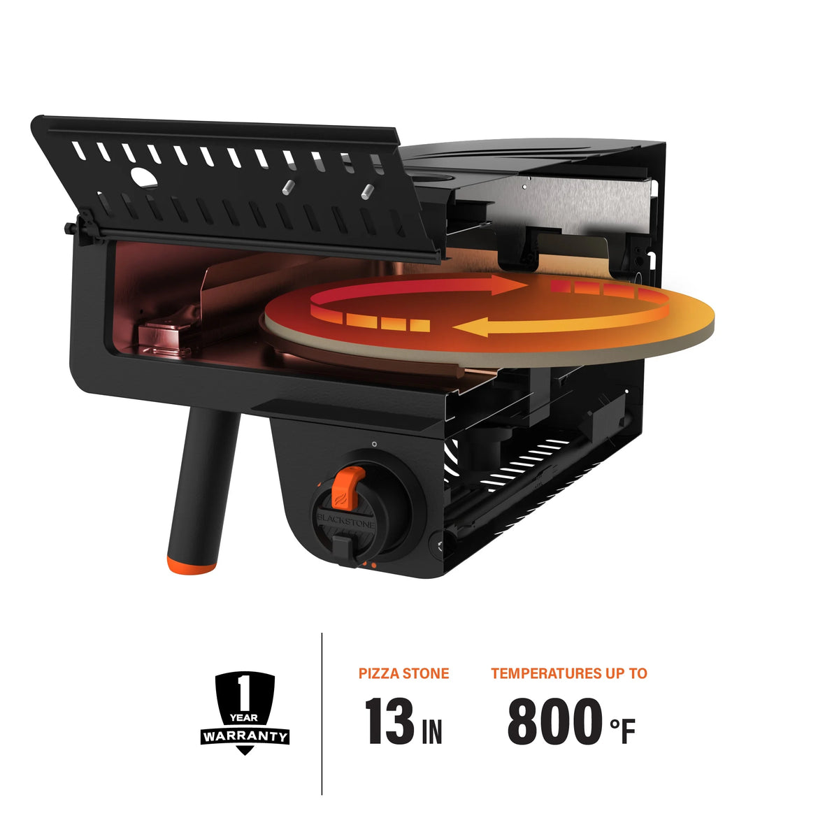 Outdoor Pizza Oven with Rotating Stone I9683