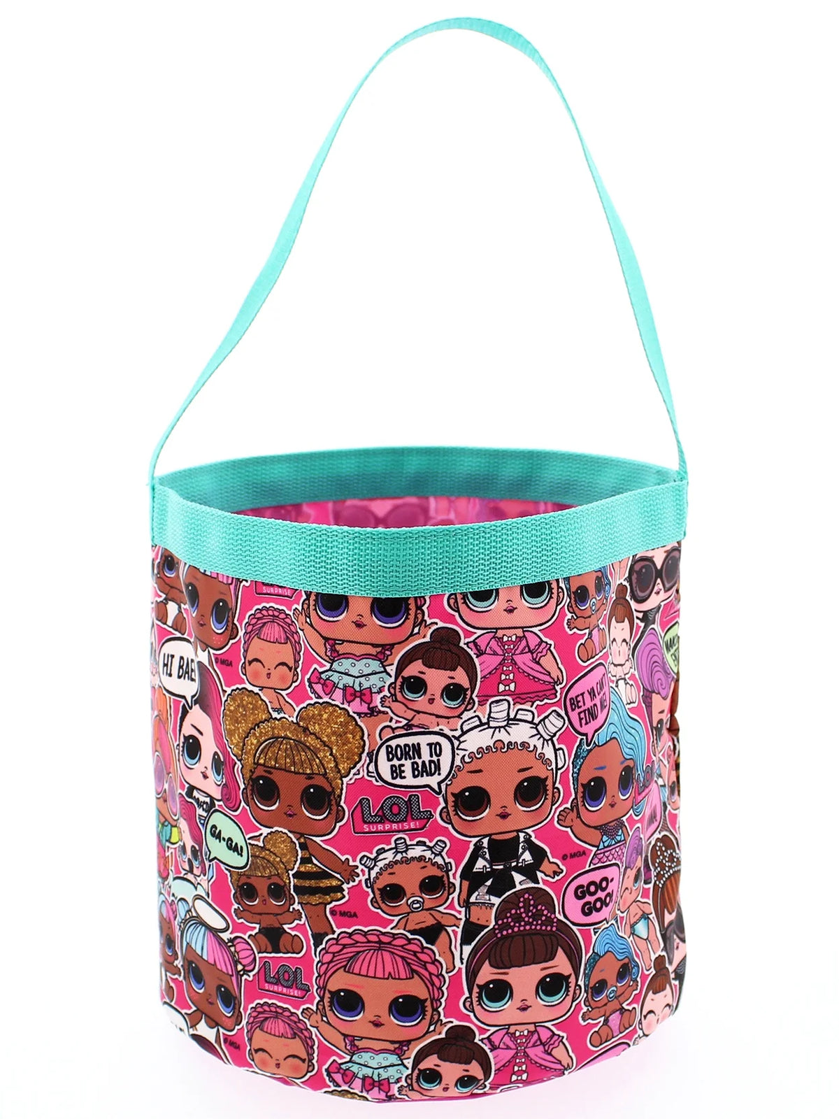 Collapsible Halloween Bucket Toy Storage Tote Bag W463666