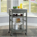 Kitchen Cart with Stainless Steel Top I400025