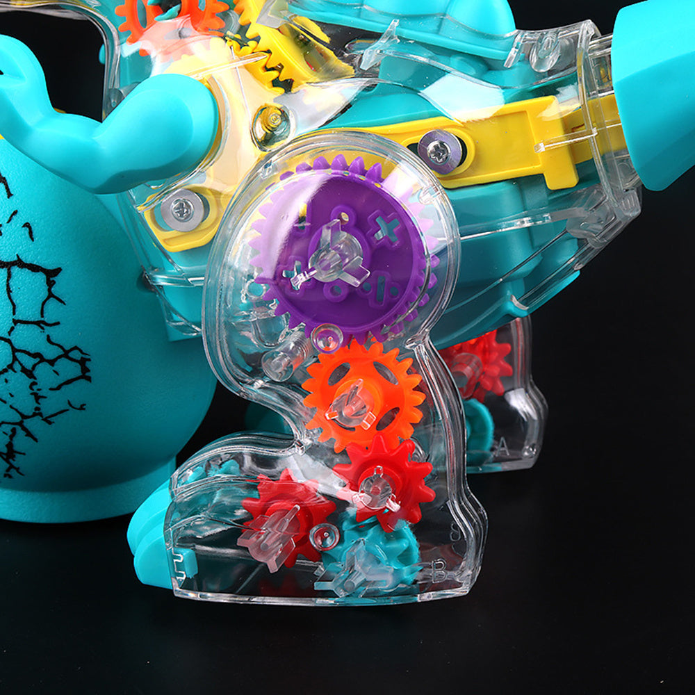 Transparent Gear Car With Light Music S593