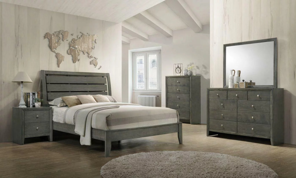Queen Size 4pc Bedroom Furniture Set D79841