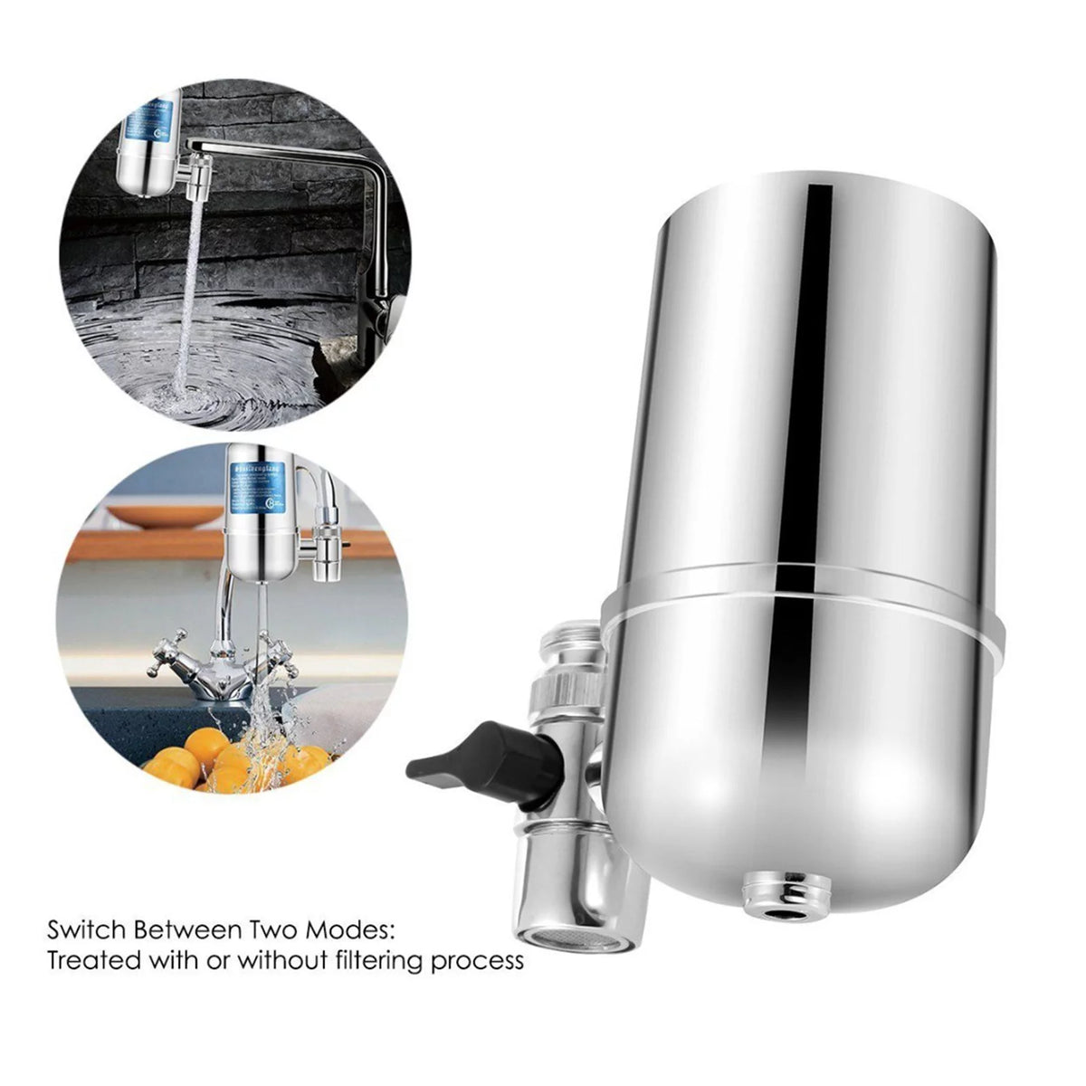 Water Filter with 8-layer Cartridge Tap Water Purifier Filtration System D456442