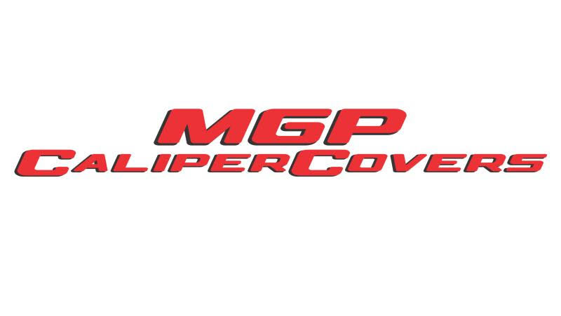 4 Caliper Covers Yellow Finish Black L78409