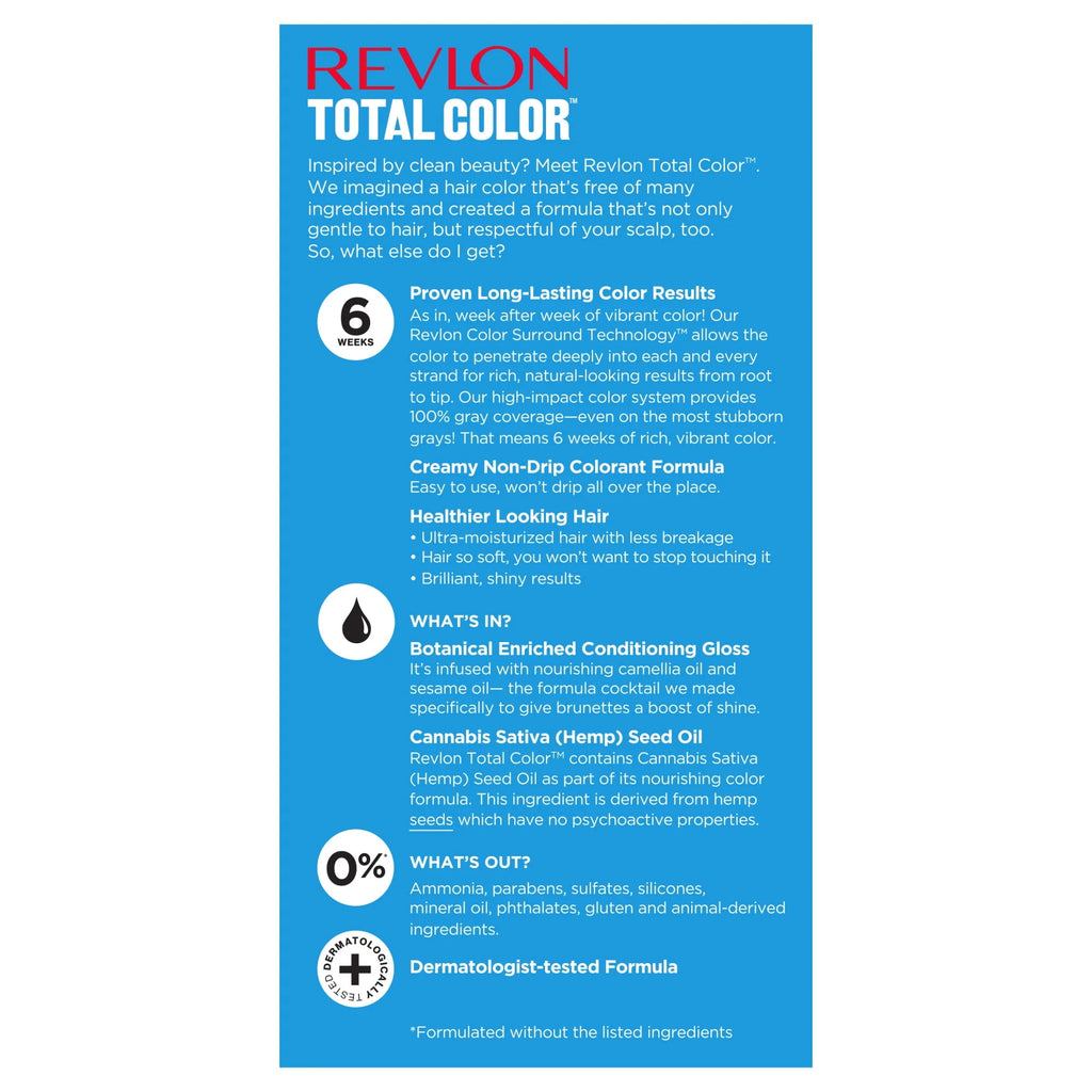 Permanent Hair Color, 100% Gray Coverage, 535 Medium Golden Mahogany, 5.94 fl oz T339929