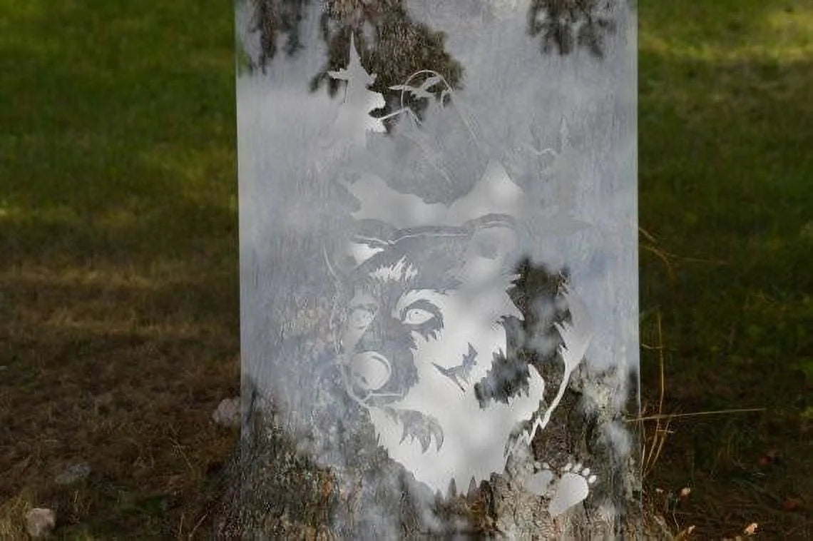 Front Door Etched Glass Vinyl Decals Safety Privacy Film Stickers K691