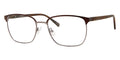 Brown Square Full Rim Eyeglasses F286