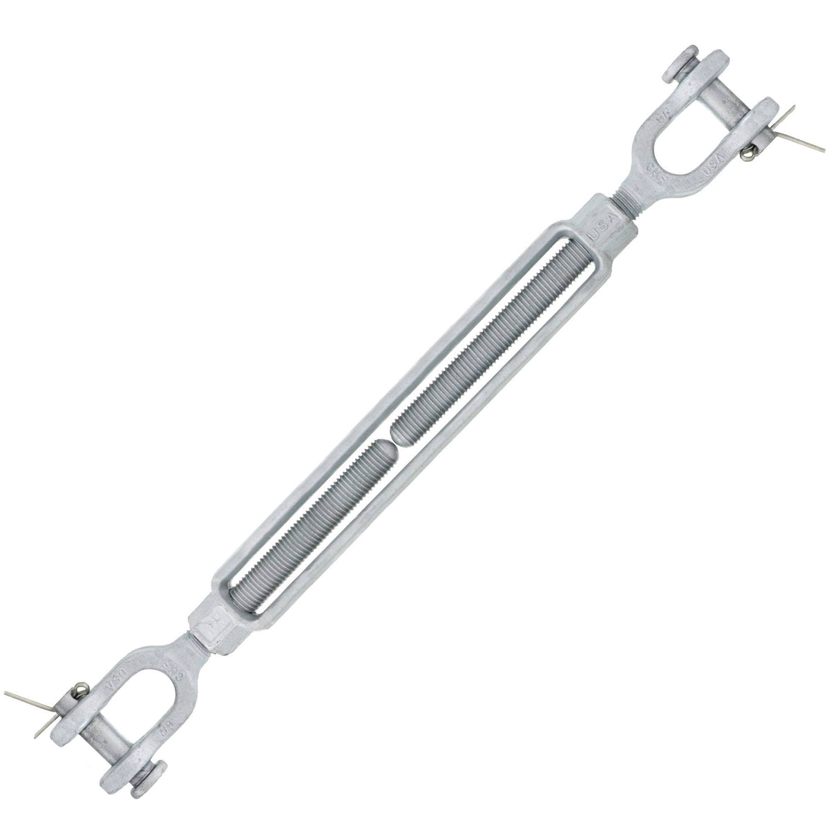 7/8 x 12 Hot Dip Galvanized Jaw x Jaw Turnbuckle J261
