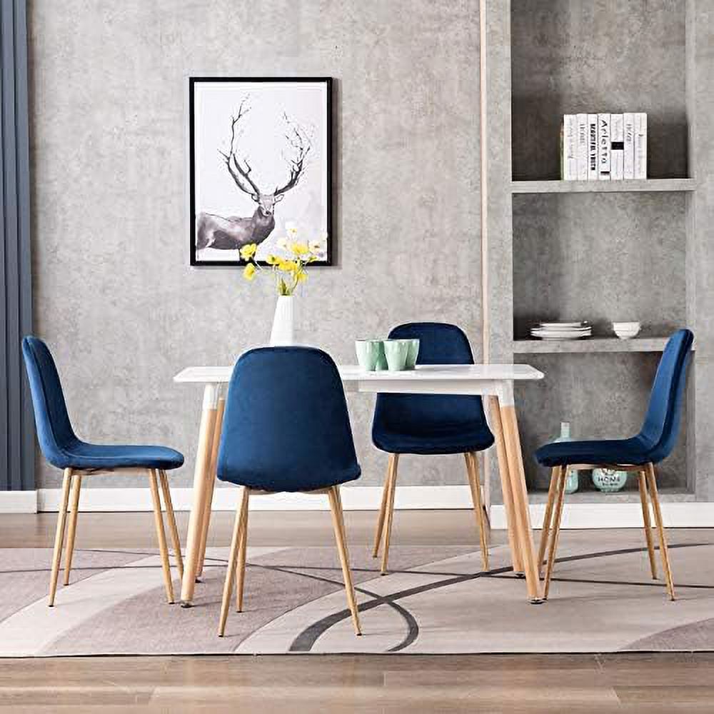 Mid Century Modern Dining Chairs with Metal Legs B966