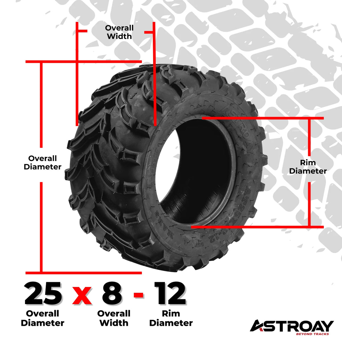 12 Utility ATV/UTV Tire W282219