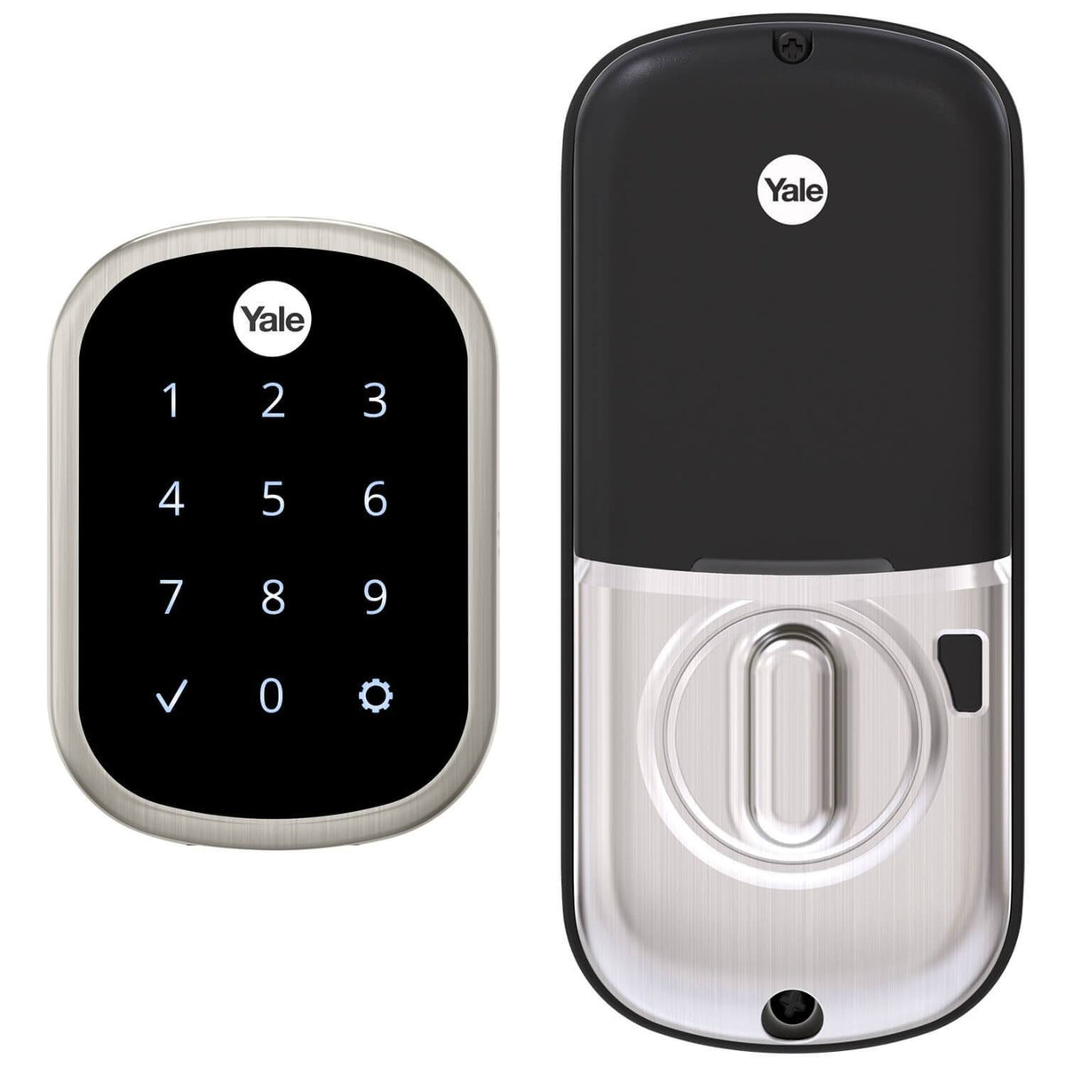 Satin Nickel Key Free Touchscreen Deadbolt I68732