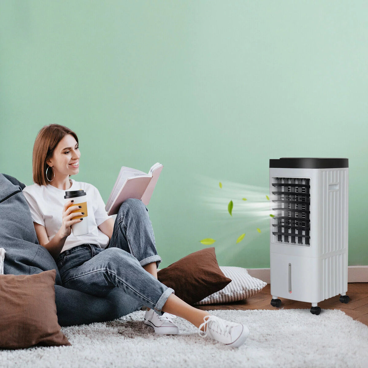 10L Portable Evaporative Cooler Humidifier Y334