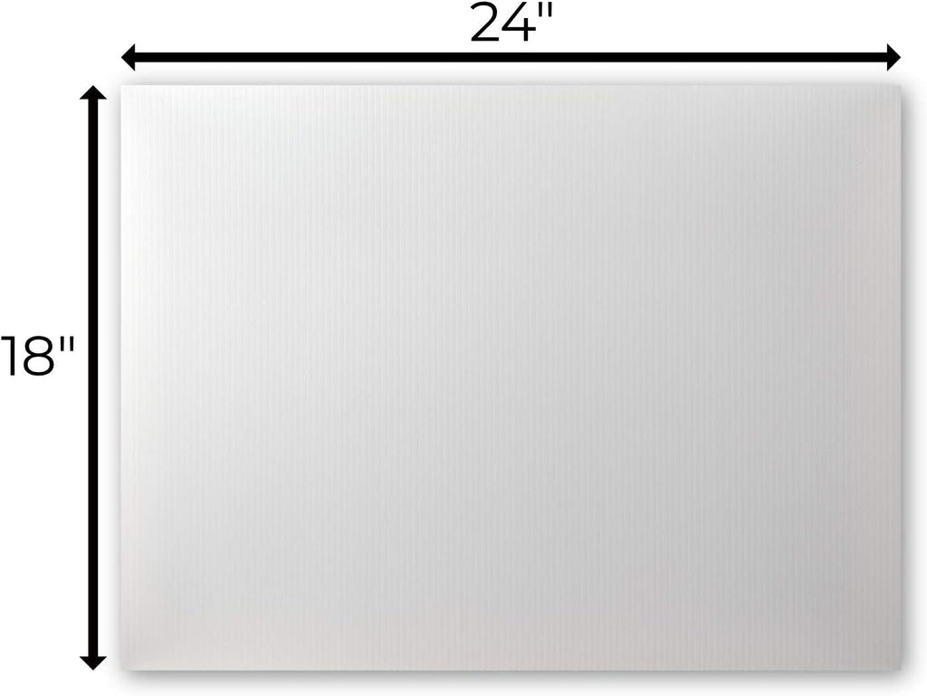 Estate Sale Yard Sign Kit, 24" W x 18" H CoroPlast, Double-Sided, Pack of 2 F766283