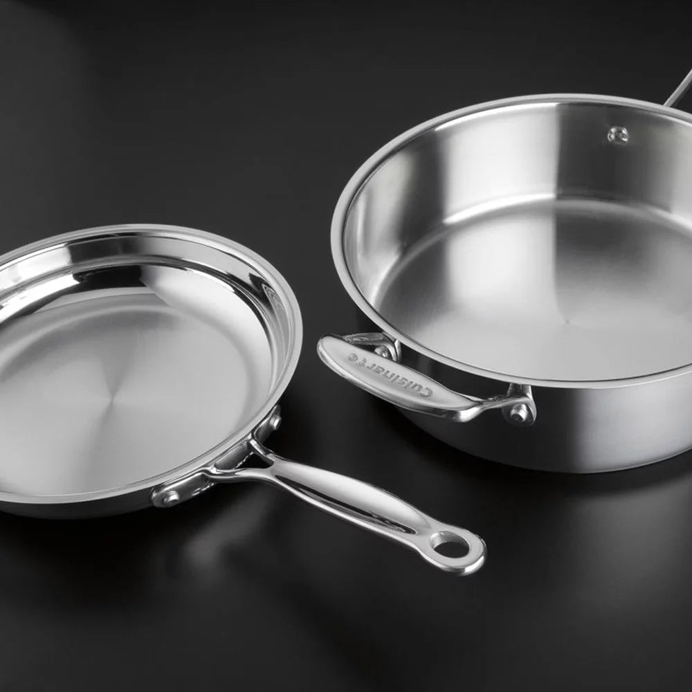 11-Piece Stainless Cookware Set with 12 Piece Cutlery Set R689728