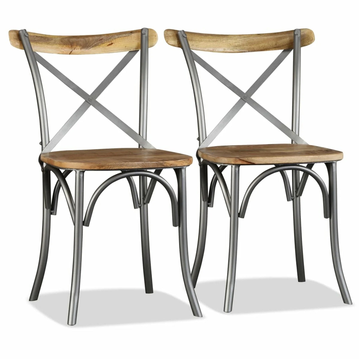 Dining Chairs 2 pcs Solid Mango Wood R43232