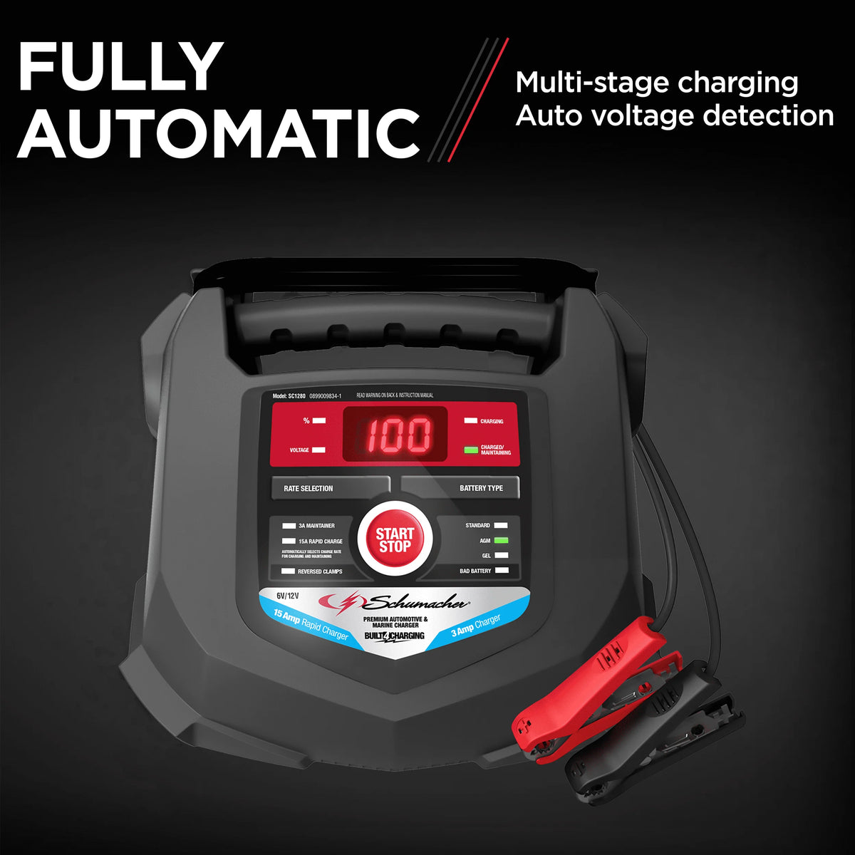 6V/12V Automatic Battery Charger/Maintainer Y874091
