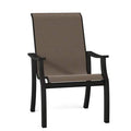 Textured Black Patio Dining Armchair W78740