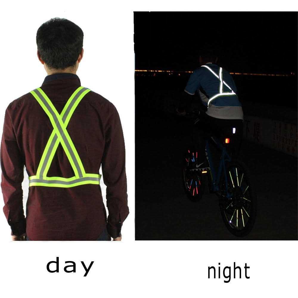 Reflective Vest with Hi Vis Bands X9706