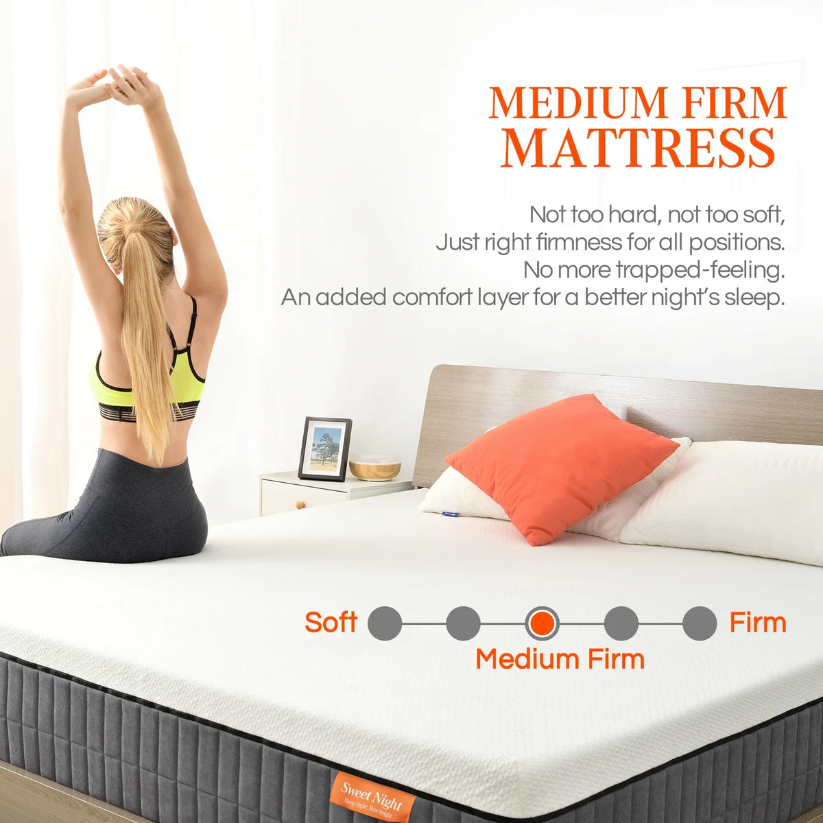 12 inch Gel Memory Foam Mattress A7655