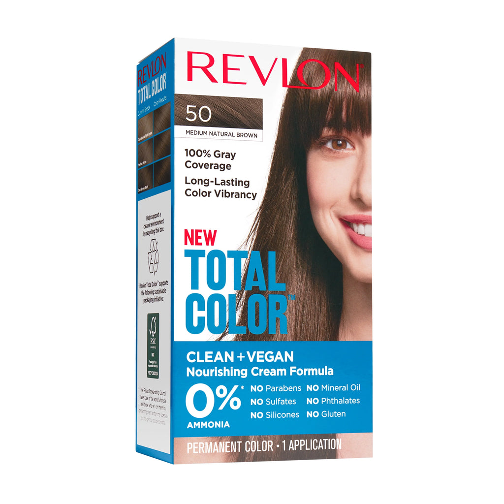 Permanent Hair Color, 100% Gray Coverage, 535 Medium Golden Mahogany, 5.94 fl oz T339929