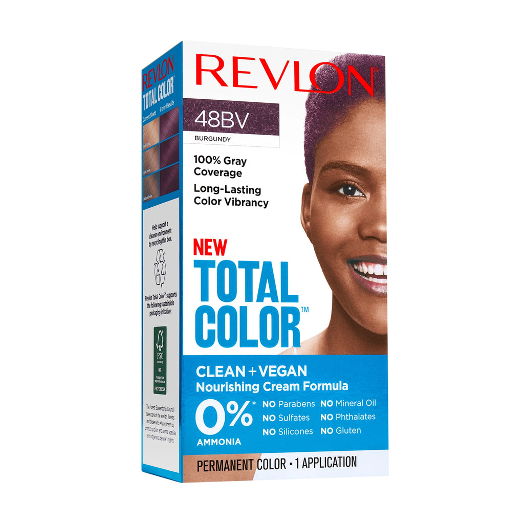 Permanent Hair Color, 100% Gray Coverage, 535 Medium Golden Mahogany, 5.94 fl oz T339929