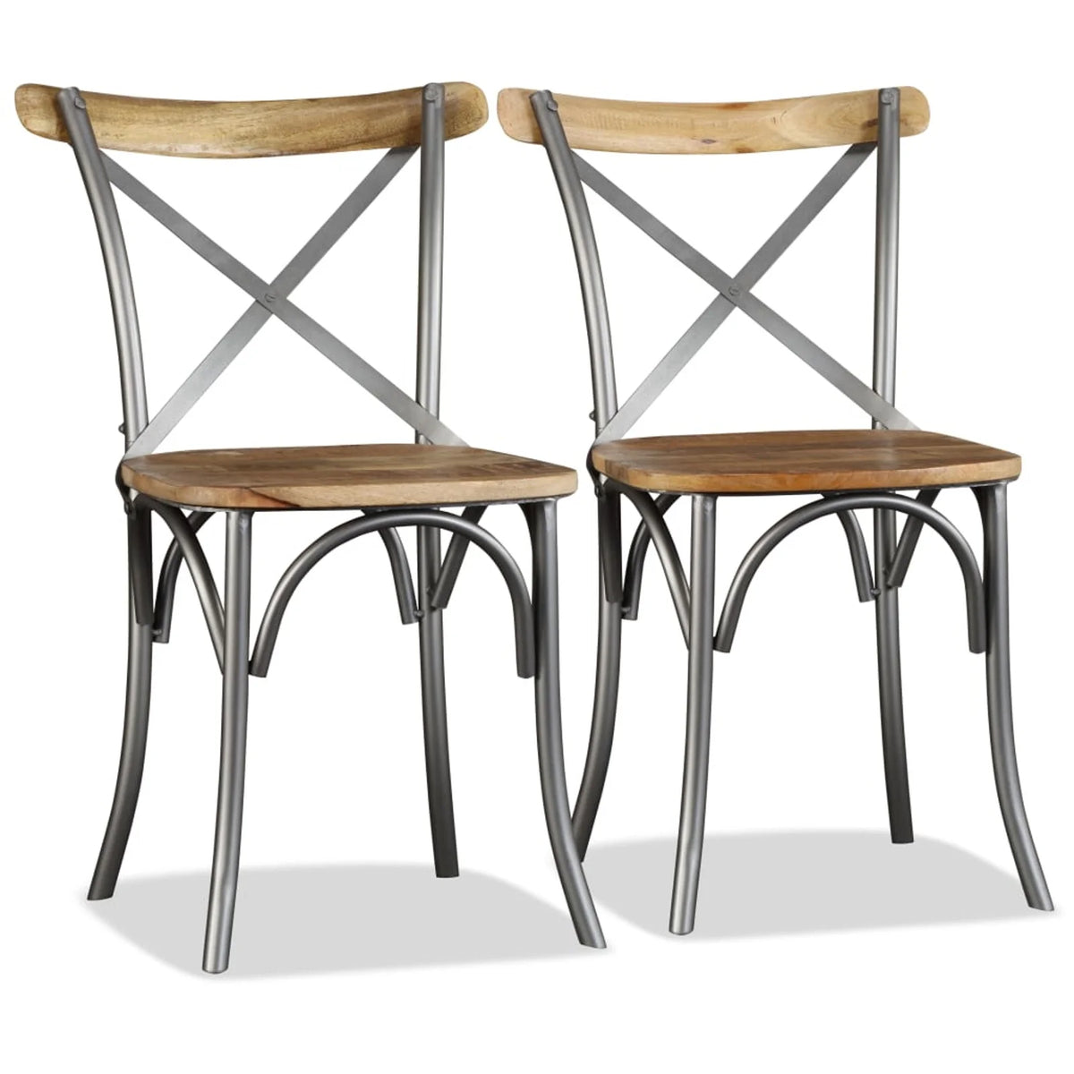 Dining Chairs 2 pcs Solid Mango Wood R43232