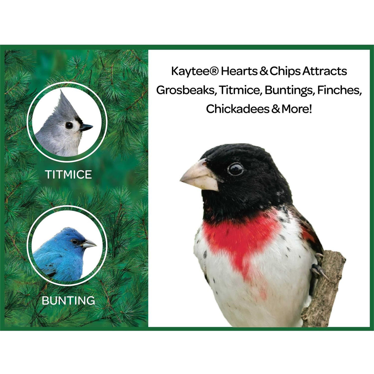 Sunflower Hearts & Chips Wild Bird Food K2189