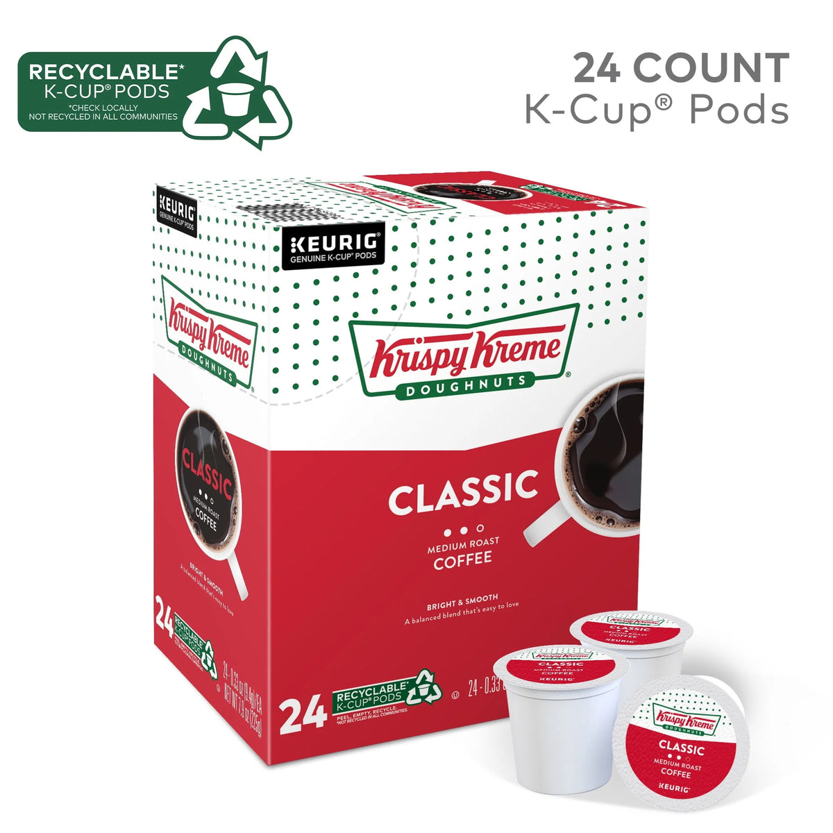Medium Roast Coffee K-Cup Pods 24 Count H240882