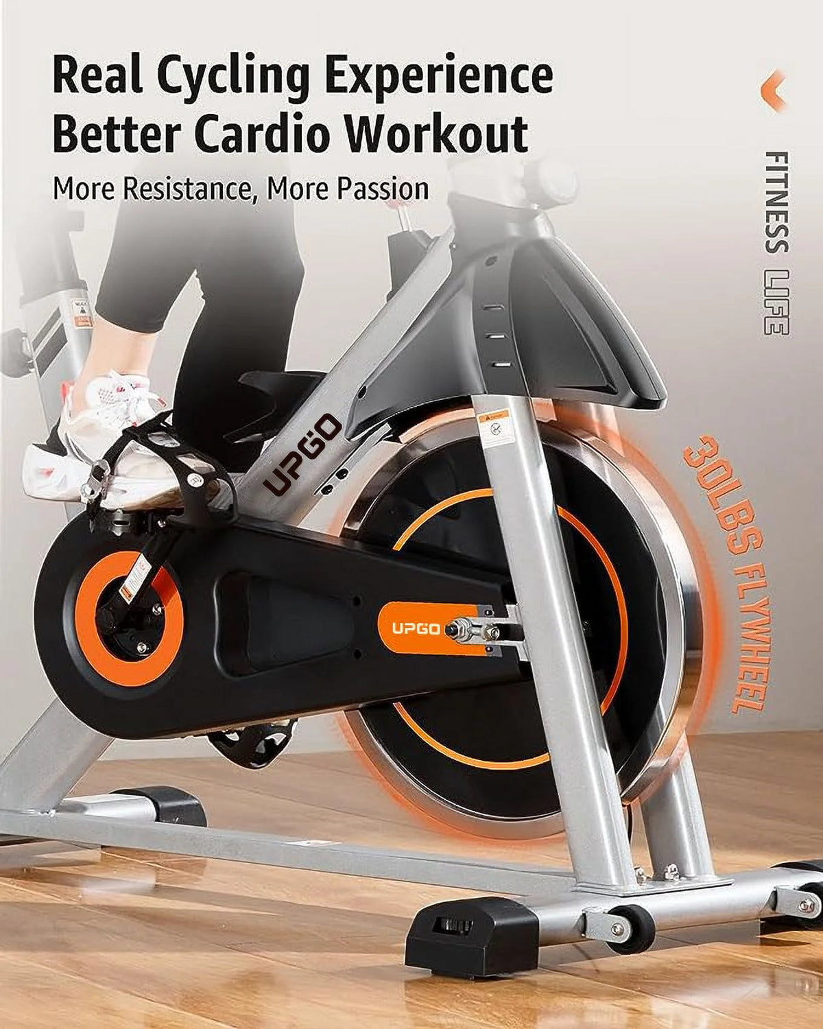 Magnetic Indoor Cycling Bike with 35lbs Flywheel L51743