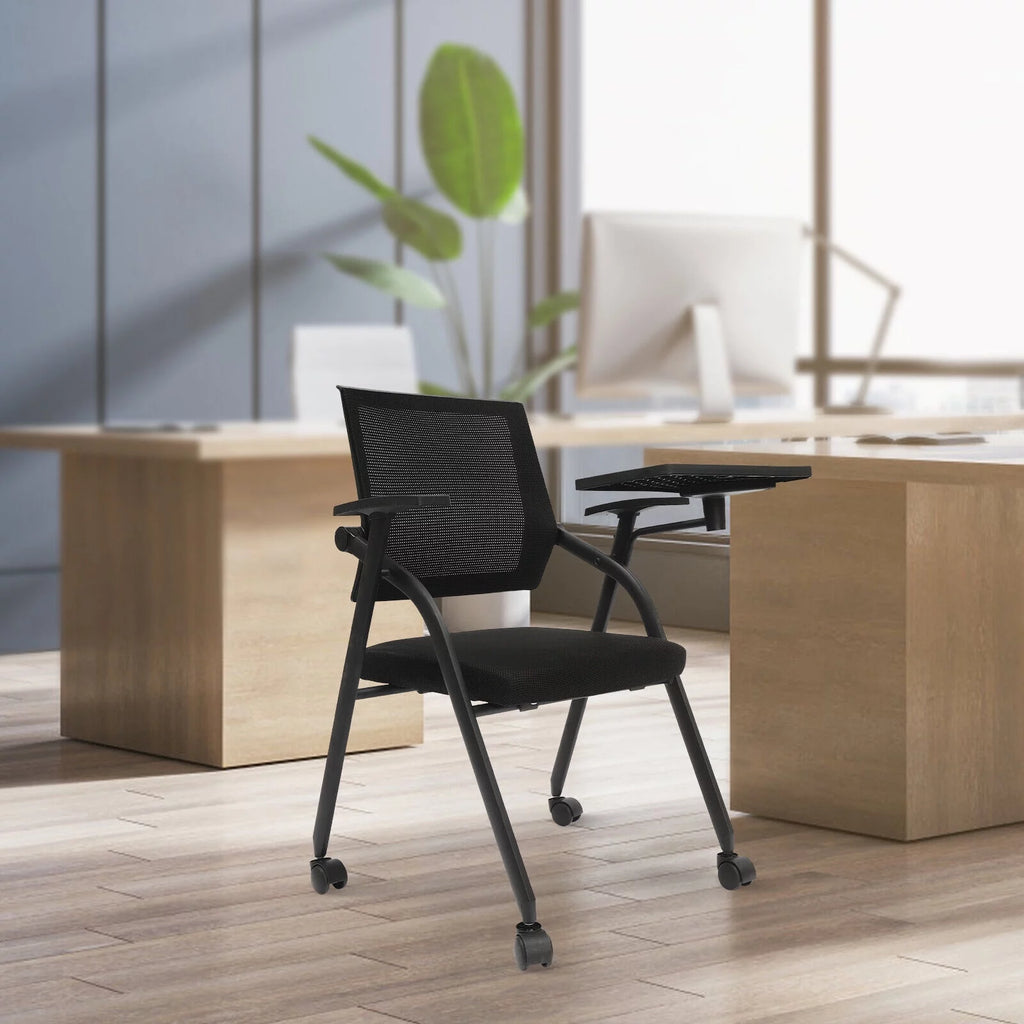 Office Reception Chair with Flip-Up Tablet Arm M3544