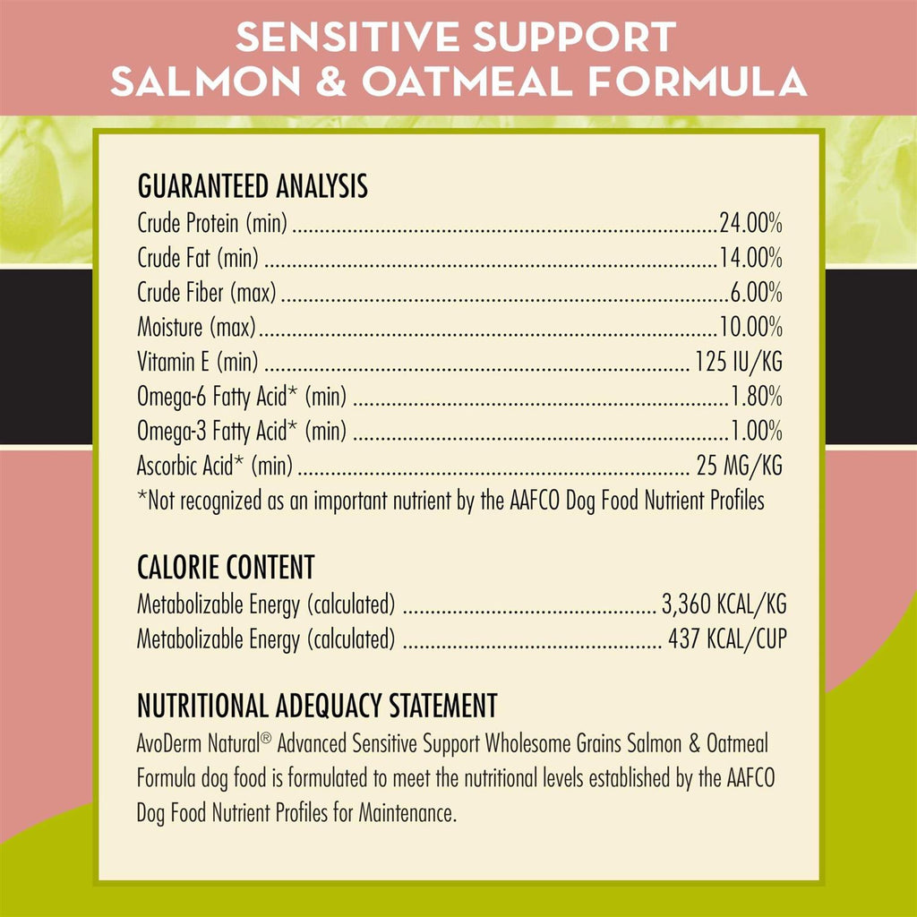 Salmon & Oatmeal Formula Dry Dog Food B568