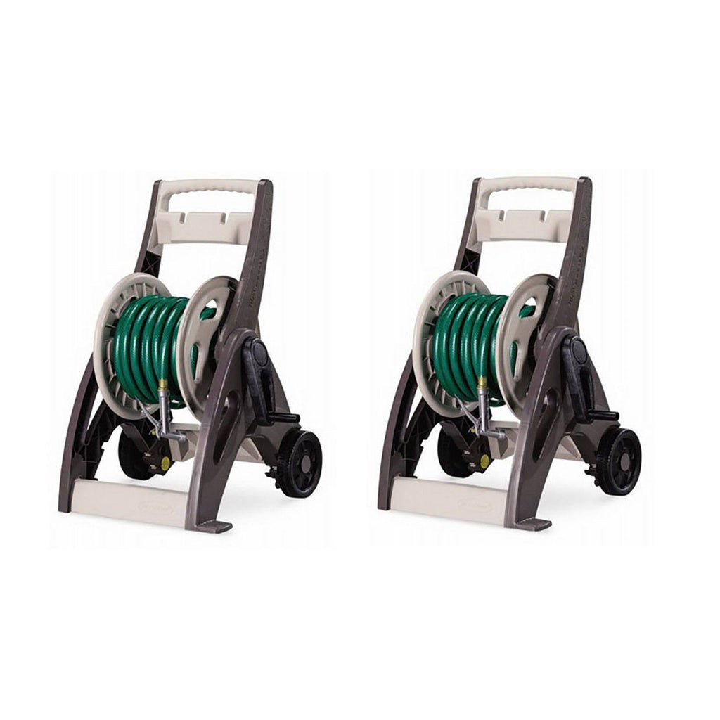 175' Resin Garden Hose Reel Cart with Leader Hose (2 Pack) G347663