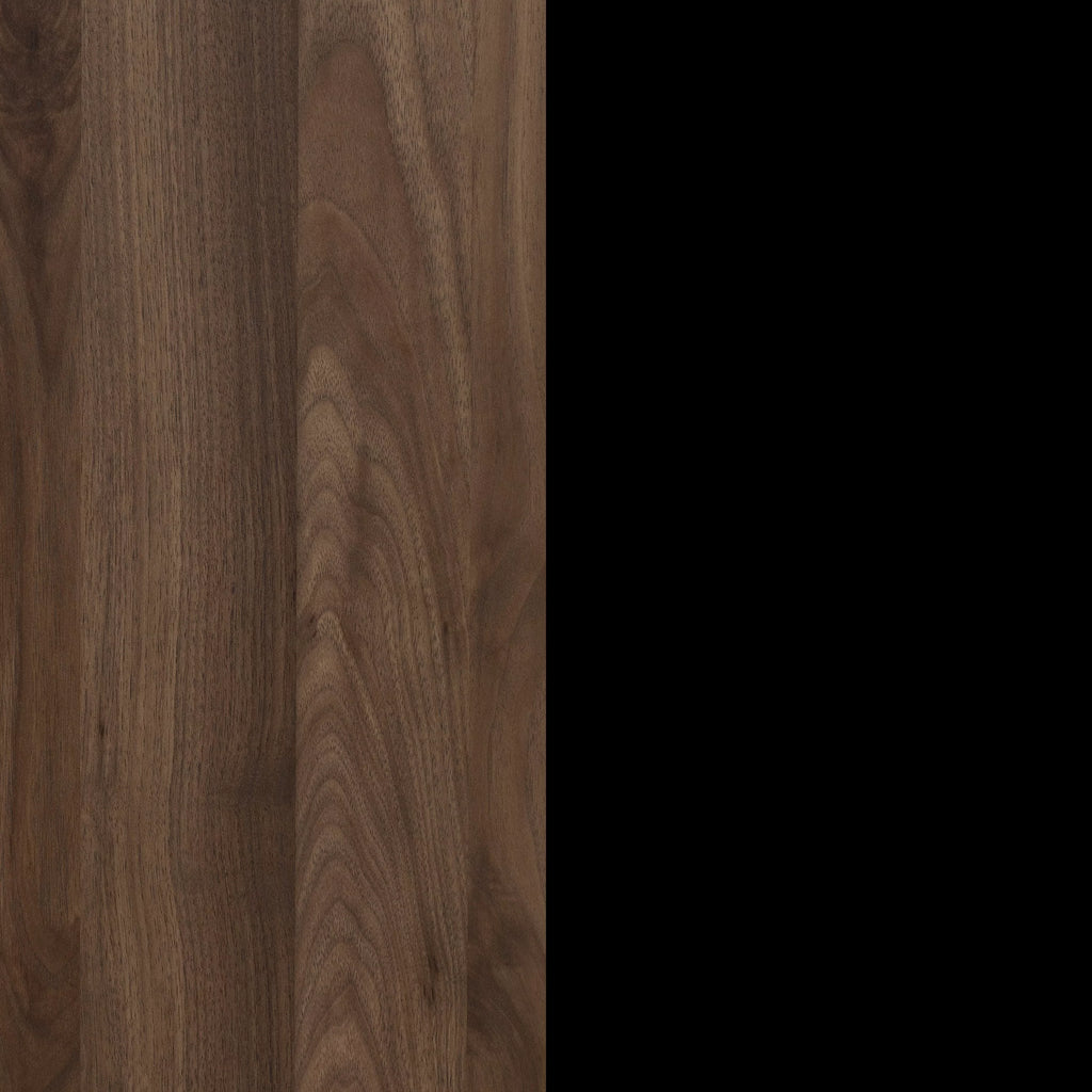 5 Drawer Dresser Natural Walnut and Matte Black H963369