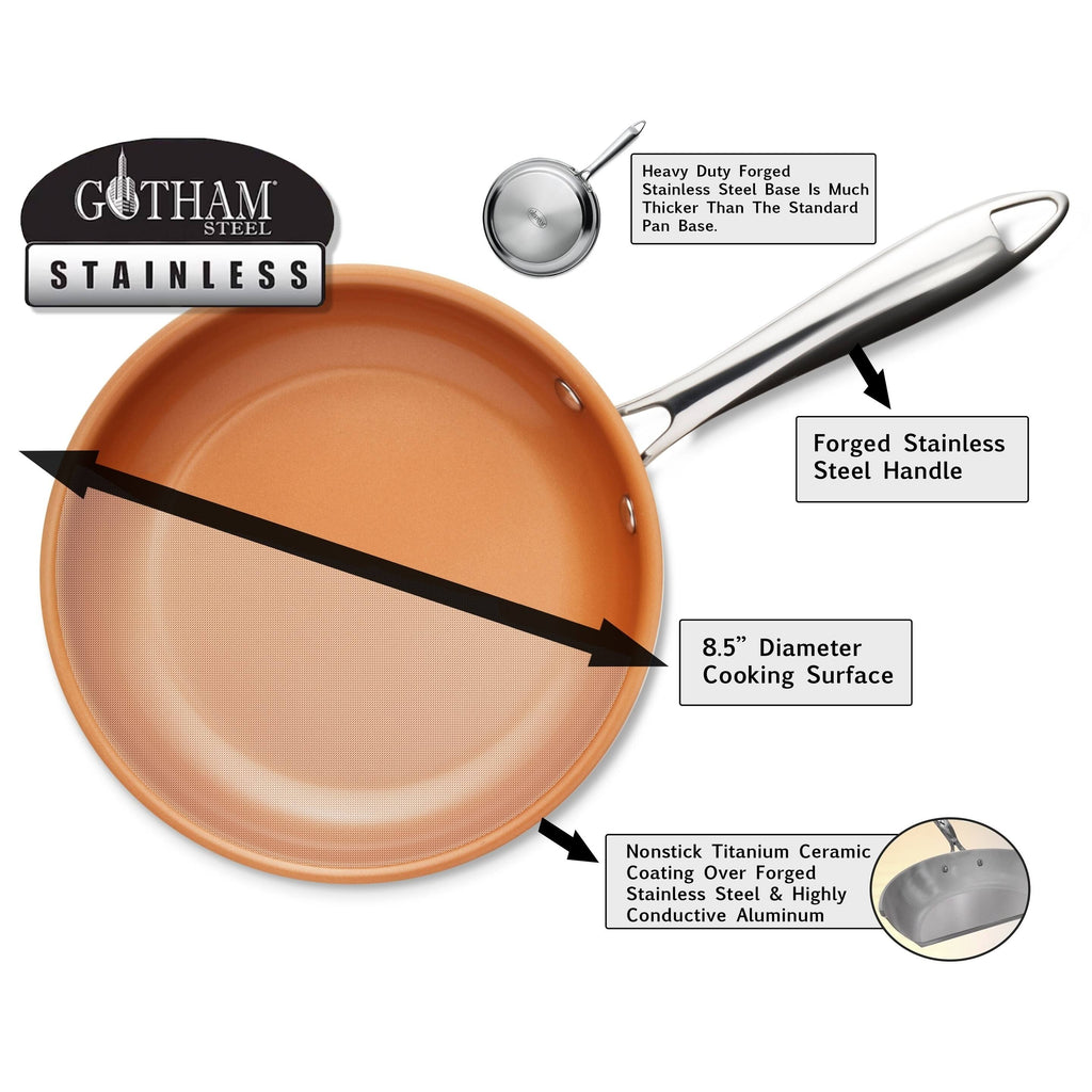 10-Piece Stainless Steel Cookware Set X535