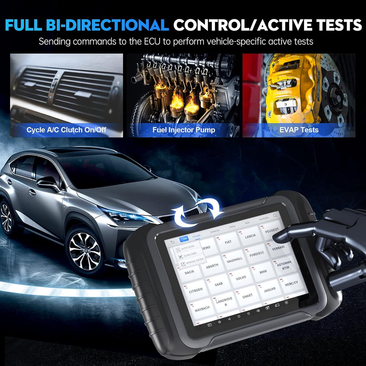 Diagnostic Scan Tool with Bi-Directional Control H291