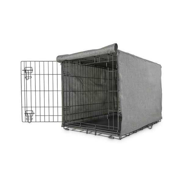 Grey Dog Crate Cover H486