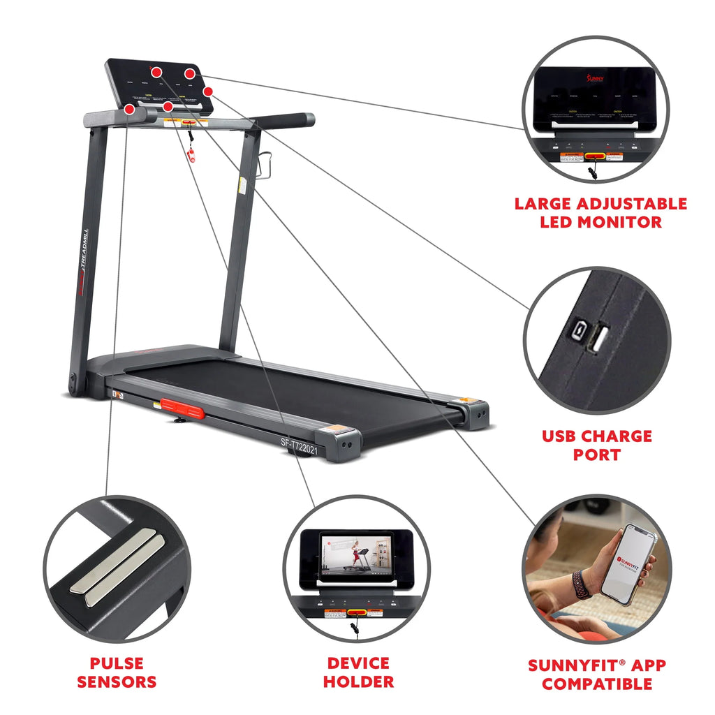 Slim Treadmill with Bluetooth P592