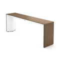Arctic White Virginia Walnut Console Table I986