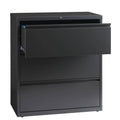 Charcoal 3 Drawer Lateral File Cabinet P6713