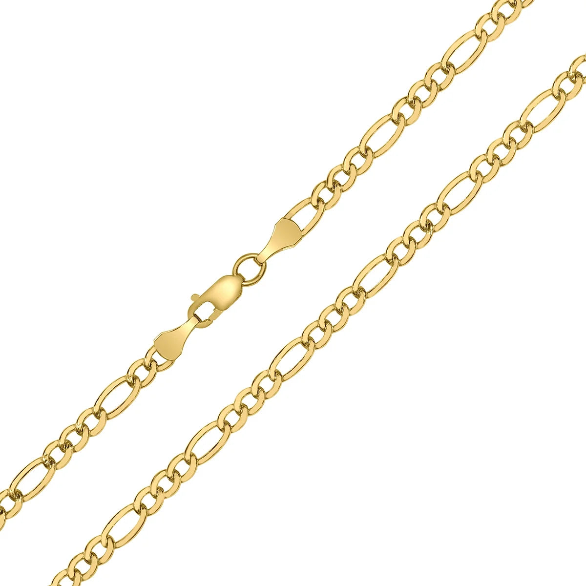 18 Inch 14K Yellow Gold Filled Figaro Chain with Lobster Clasp P835