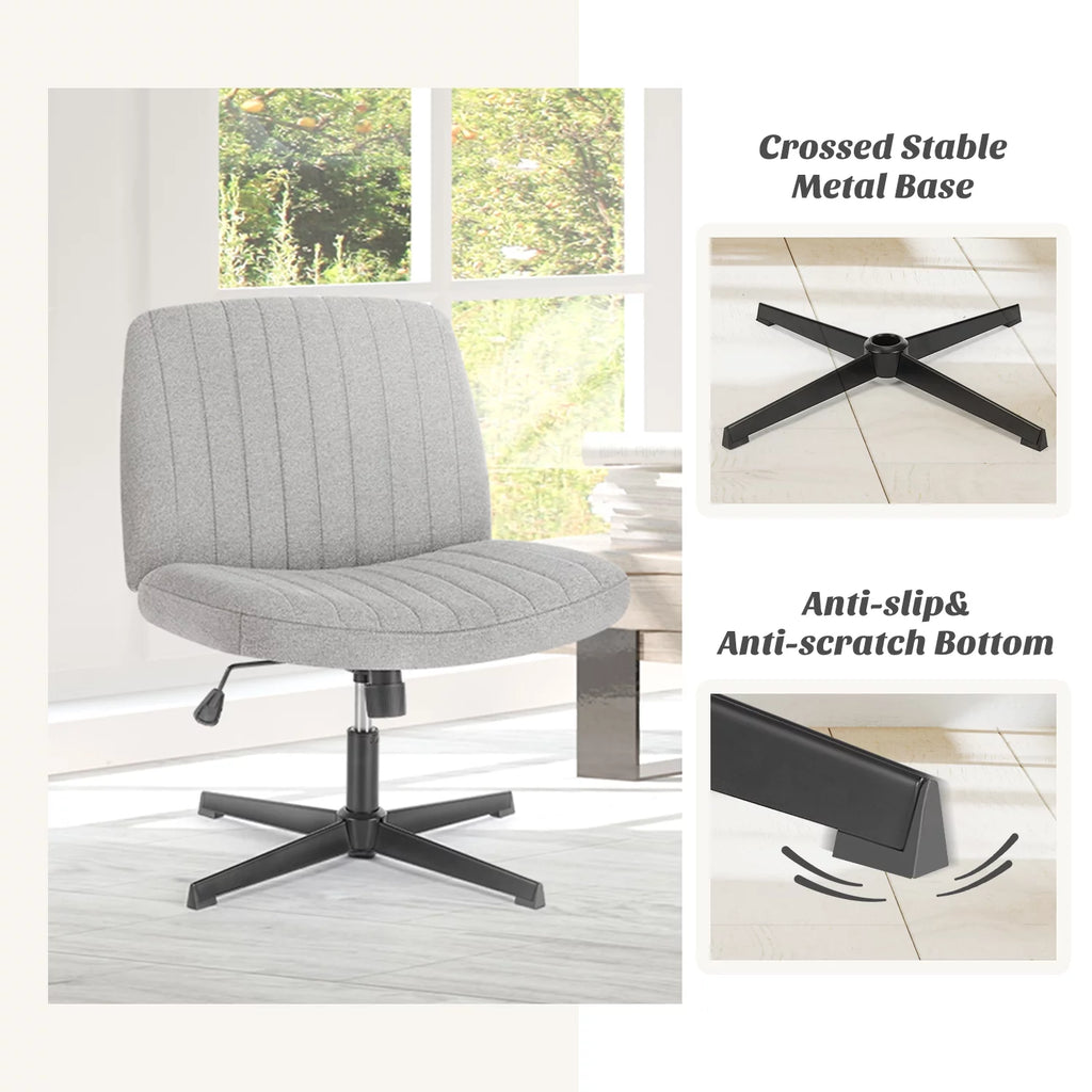 Armless Criss Cross Legged Office Chair B497
