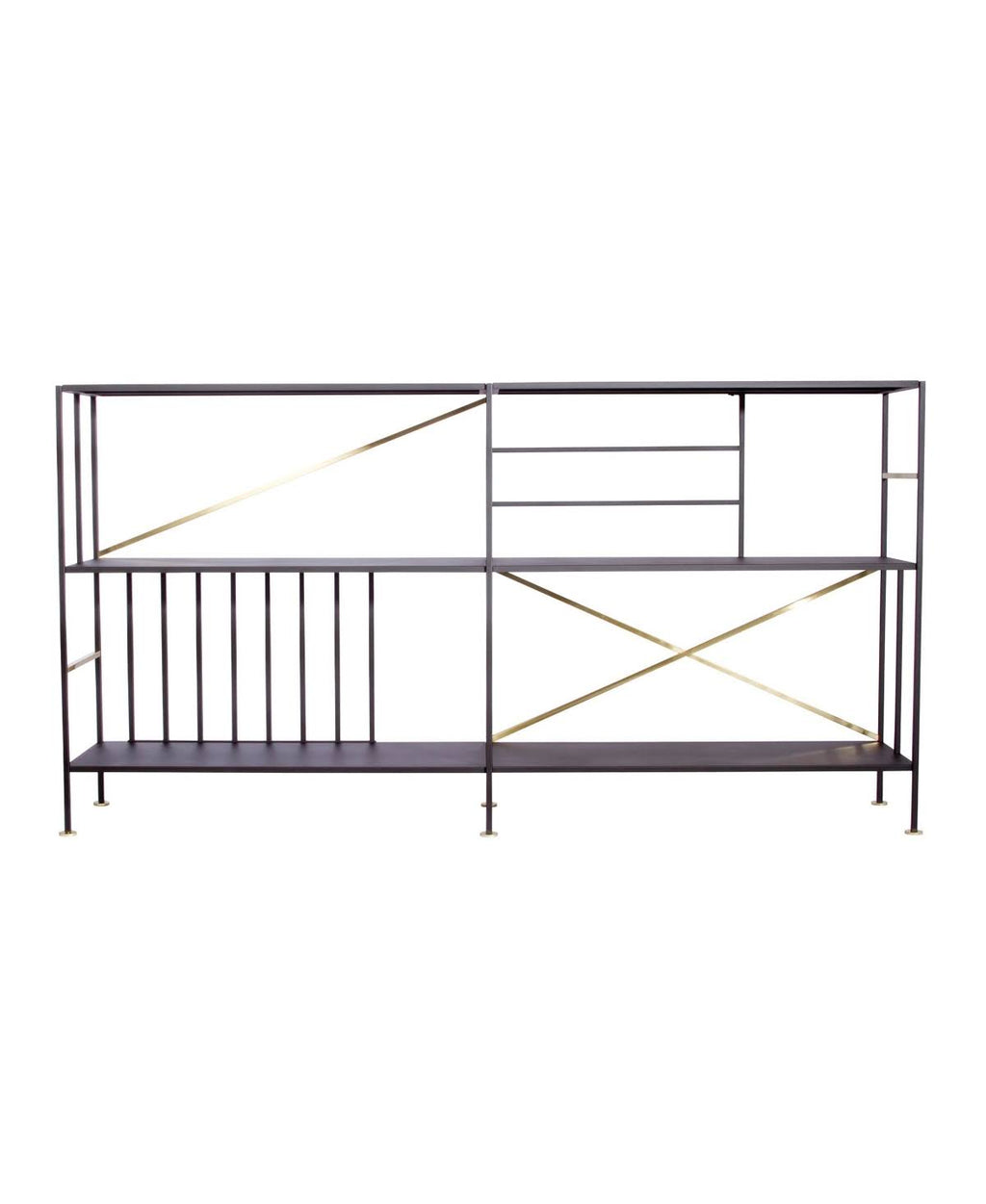 Black 2 Shelf Bookcase L79366