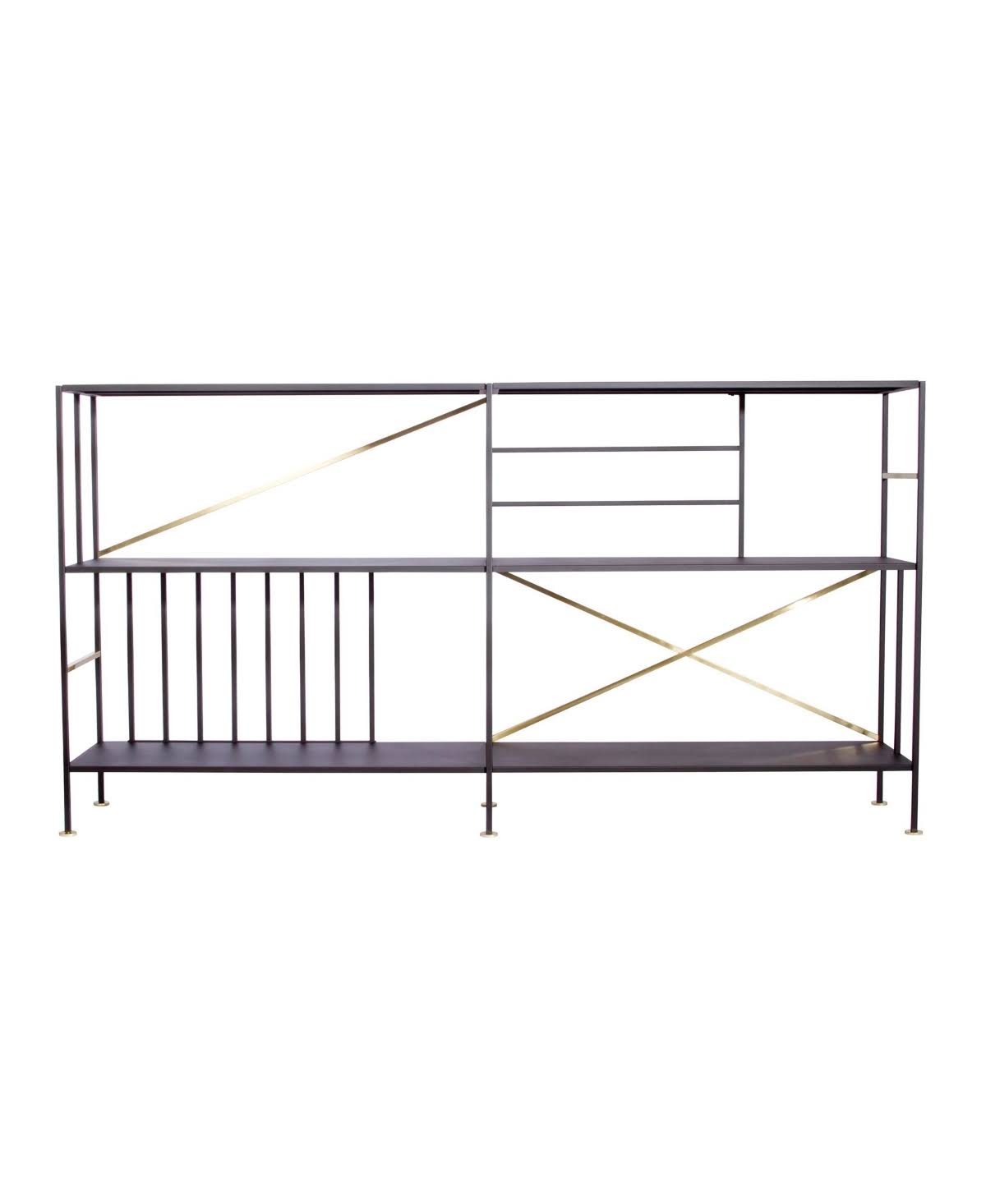 Black 2 Shelf Bookcase L79366