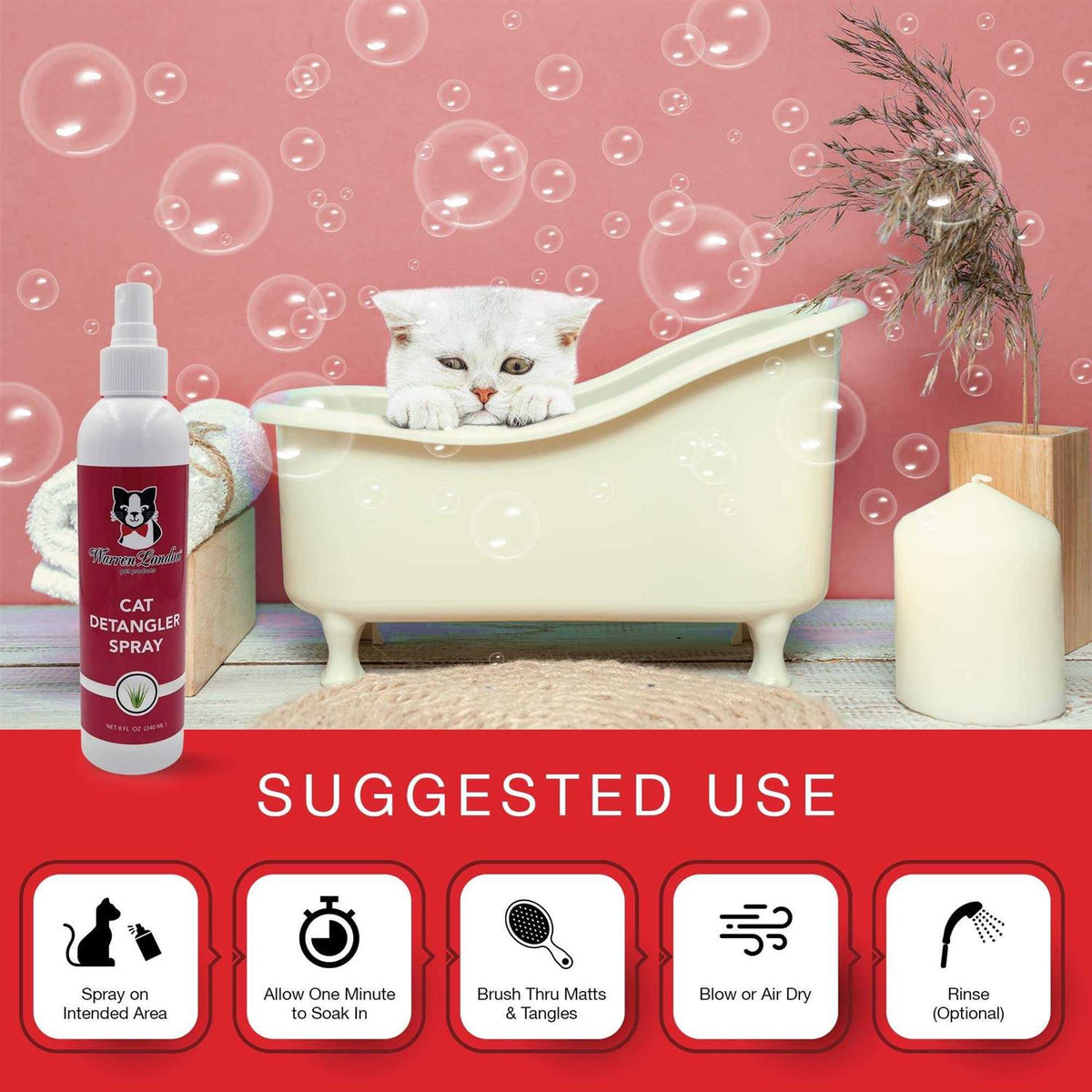 Cat Detangler Spray E30643