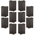 Outdoor Patio 33 Gal Trash Can Bin 10 Pack B951