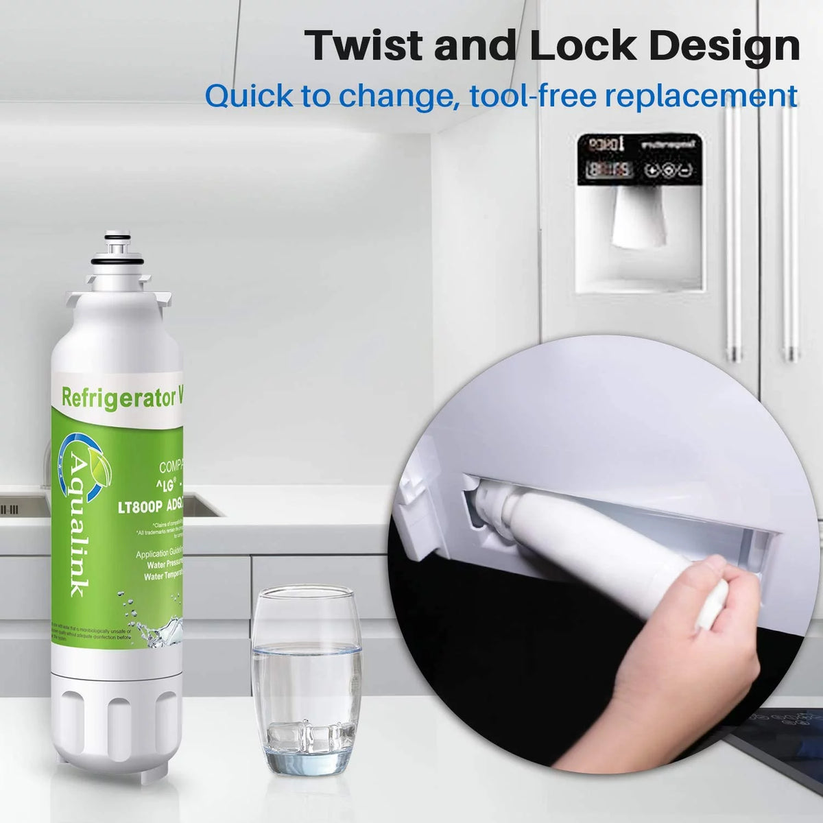 Refrigerator Water Filter 2Pack Z37383
