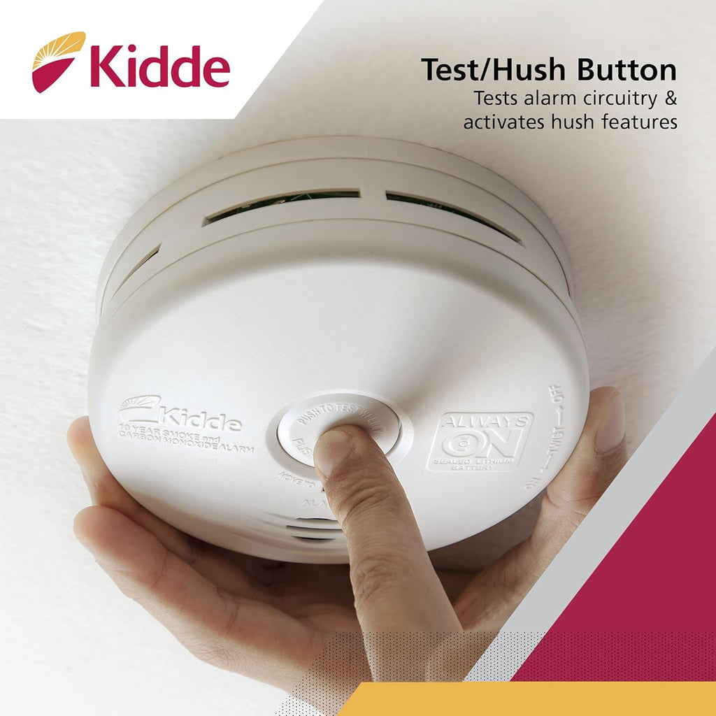 Combination Smoke & CO Alarm with Lithium Battery, Pack of 2 I360
