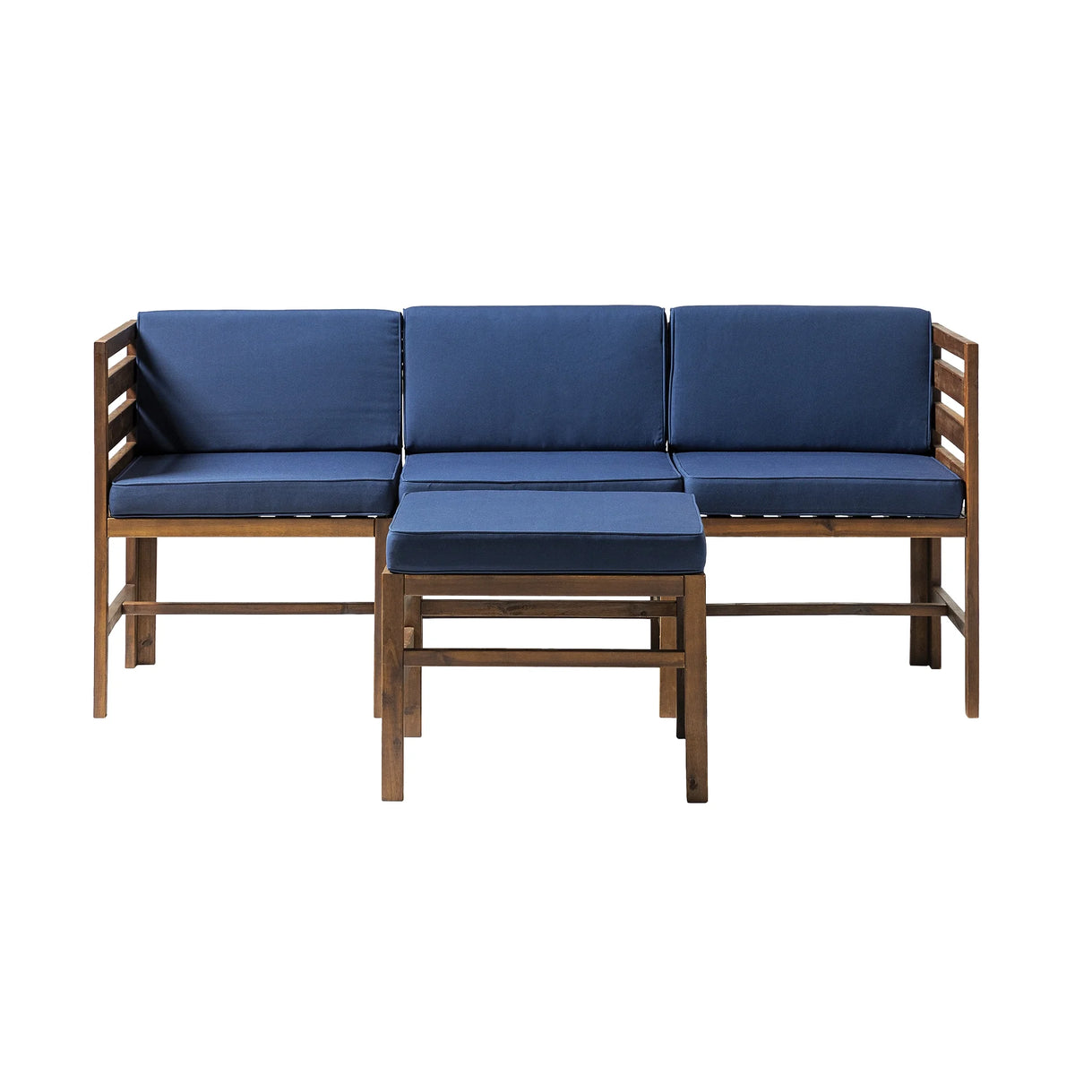 Navy 4 Piece Modular Patio Sectional V679