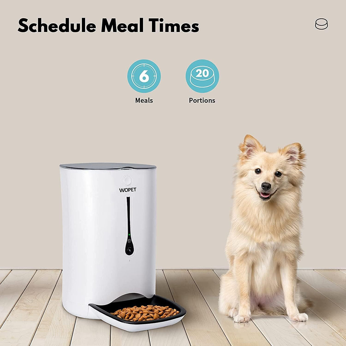 Automatic Cat Feeder with Camera, 7L App Control Smart Feeder X340345