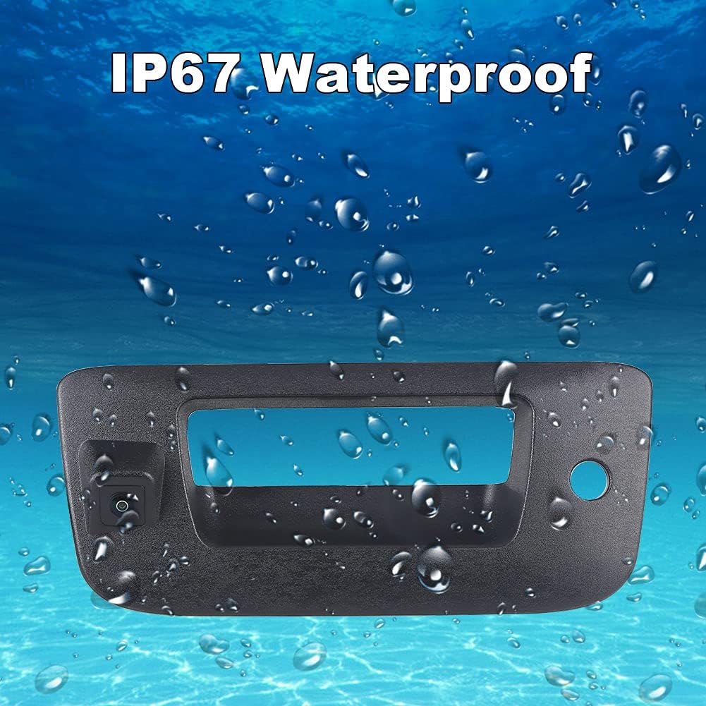 Waterproof Black Tailgate Handle with Camera Pack of 2 B567