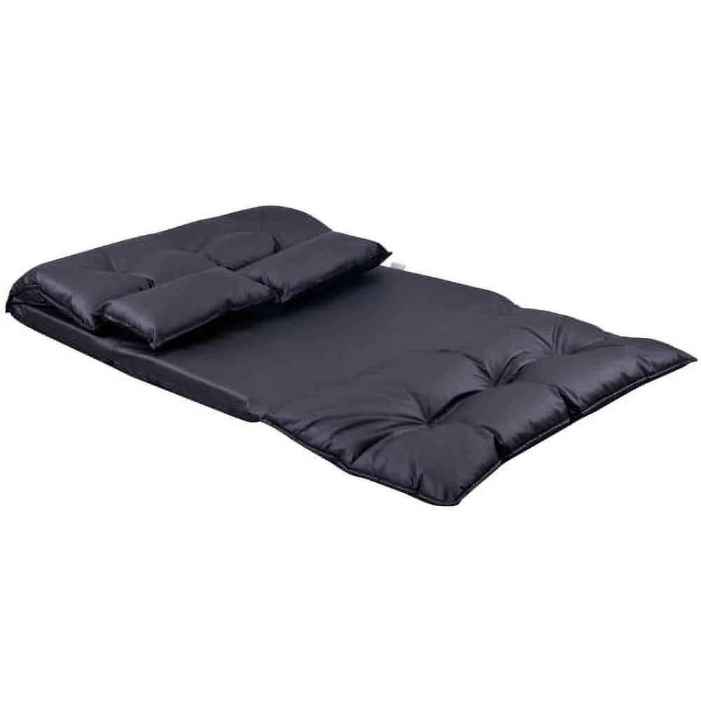 Adjustable Folding Futon Sofa with Two Pillows B9940